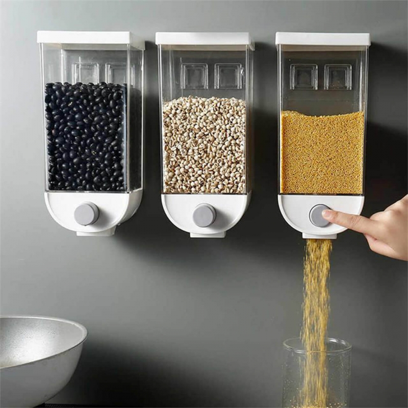 Dispensador de cereales doble 8+8 litros